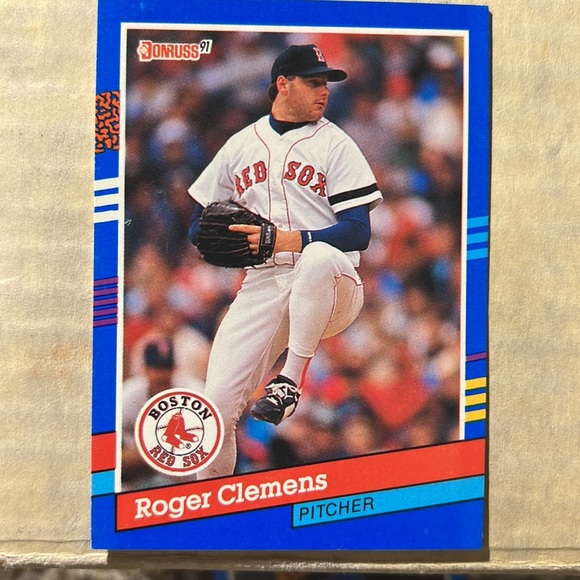 Rodger Clemens error baseball card - Picture 5 of 6